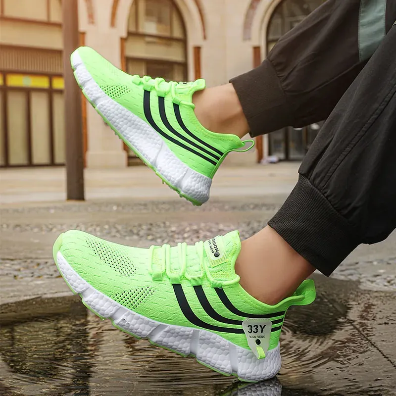 Men's Breathable Mesh Sport Shoes Lightweight Sneakers for Outdoor Running, Jogging, Walking - Anti-Odor, Durable TPR Outsole, Unisex Sizes 37-46 showcase 13