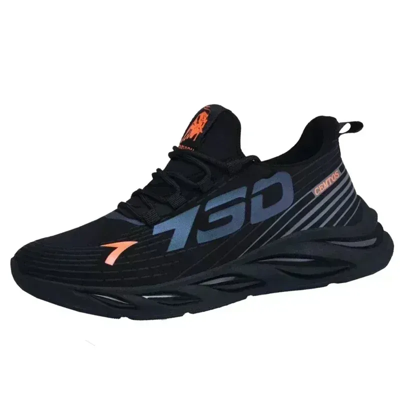 Men's Breathable Mesh Running Shoes - Lightweight Summer Sports Sneakers, Fashion Trendy Brand for Casual Wear & Athletic Activities thumbnail 5