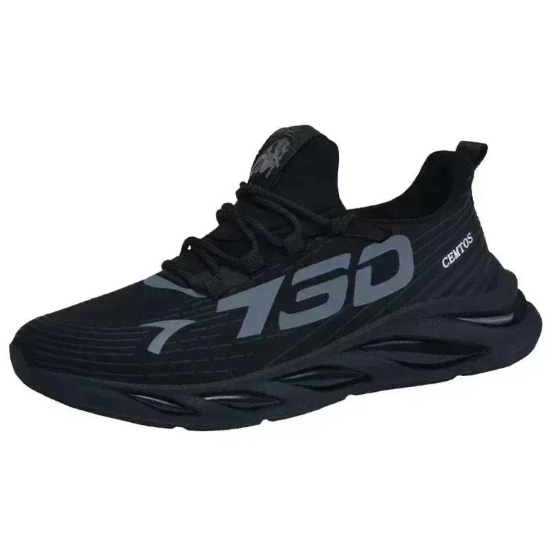 Men's Breathable Mesh Running Shoes - Lightweight Summer Sports Sneakers, Fashion Trendy Brand for Casual Wear & Athletic Activities thumbnail 4