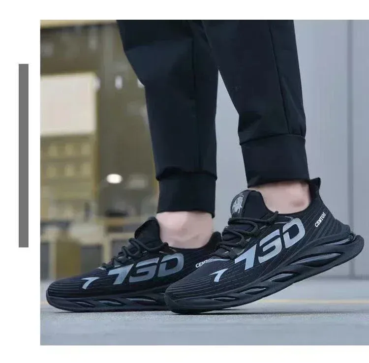 Men's Breathable Mesh Running Shoes - Lightweight Summer Sports Sneakers, Fashion Trendy Brand for Casual Wear & Athletic Activities showcase 10