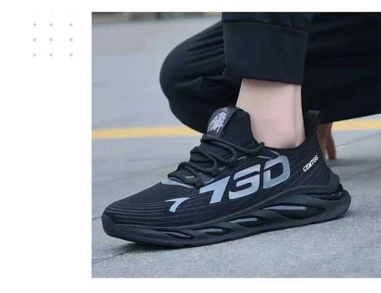 Men's Breathable Mesh Running Shoes - Lightweight Summer Sports Sneakers, Fashion Trendy Brand for Casual Wear & Athletic Activities showcase 8