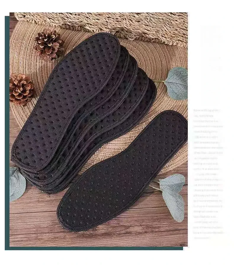 Bamboo Charcoal Antibacterial Shoe Insoles - Shock Absorbing, Deodorant, Breathable Sports Inserts for Men & Women, Thick Comfort Sole for Running & Everyday Wear showcase 10