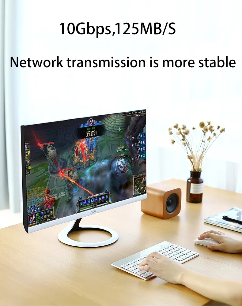 Cat 6 Ethernet Cable 1000Mbps Gigabit LAN Network Cord for PC, PS5, PS4, Xbox - Shielded RJ45 Connector for Stable Internet, Online Gaming, Streaming showcase 5
