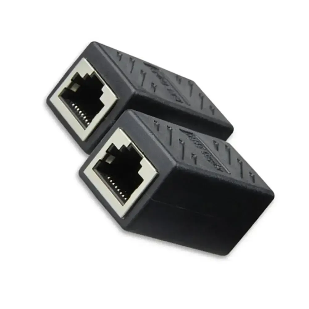 RJ45 Ethernet Cable Coupler Extender Adapter - Female to Female LAN Connector for Cat7, Cat6, Cat5e Networks - Stable Gigabit Transmission, Durable ABS Shell showcase 3