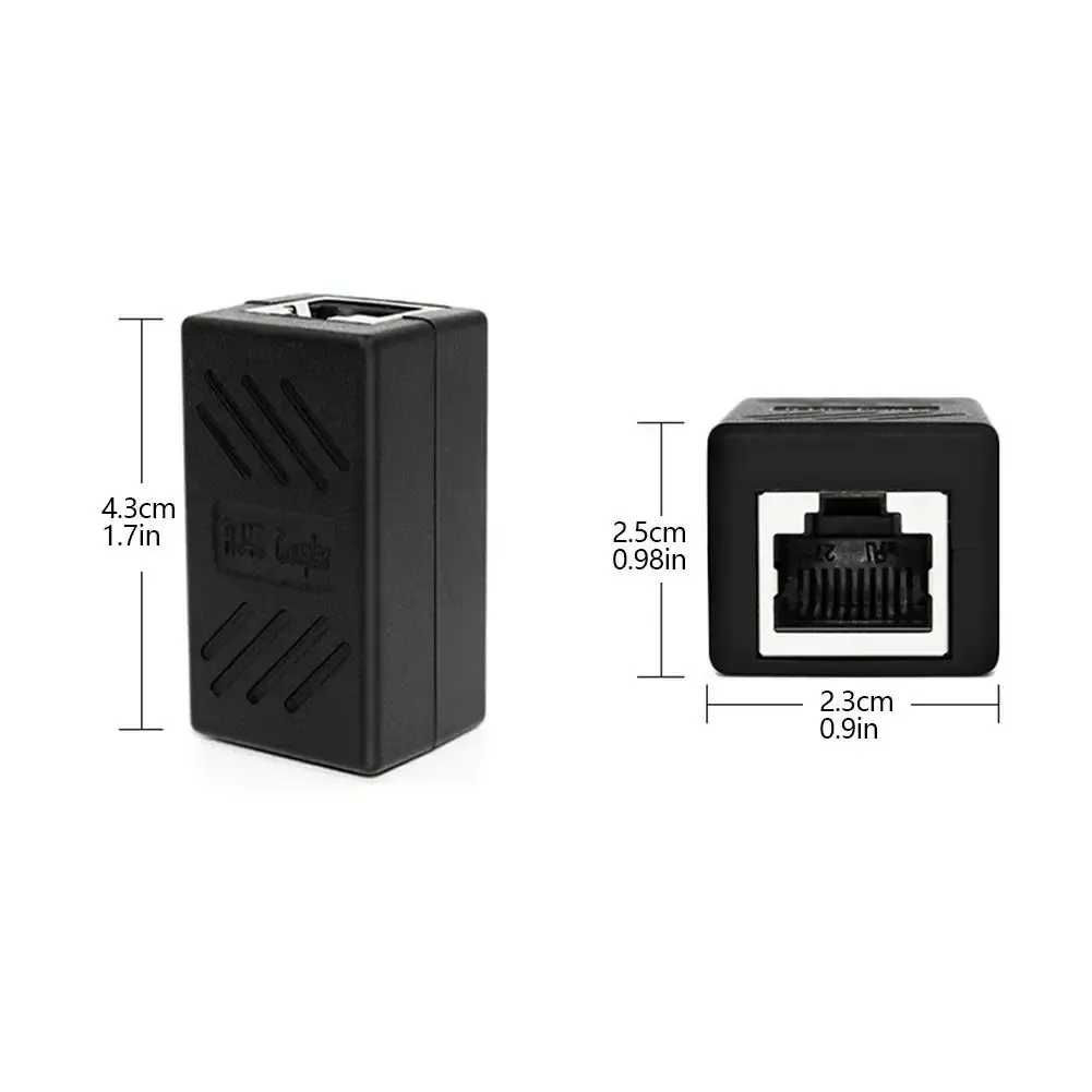 RJ45 Ethernet Cable Coupler Extender Adapter - Female to Female LAN Connector for Cat7, Cat6, Cat5e Networks - Stable Gigabit Transmission, Durable ABS Shell thumbnail 6