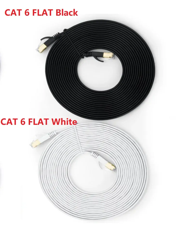 Cat6 Gigabit Ethernet Cable 1000Mbps High Speed Network LAN Cord with RJ45 Shielded Connector for Laptop, PC, Router, PS5, Xbox - Fast Internet for Gaming & Streaming thumbnail 2