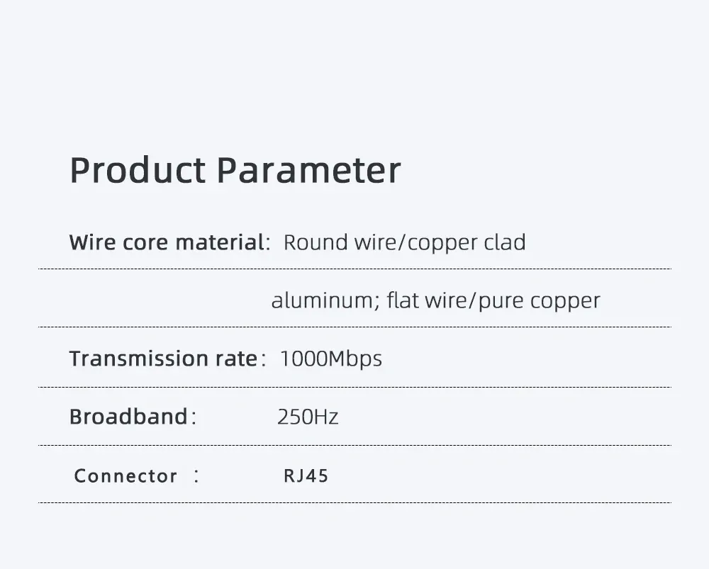 Cat 6 Flat Ethernet Cable 1000M - Slim High-Speed LAN Internet Patch Cord for Router, PC, PS5, Xbox - Durable Network Cable showcase 15