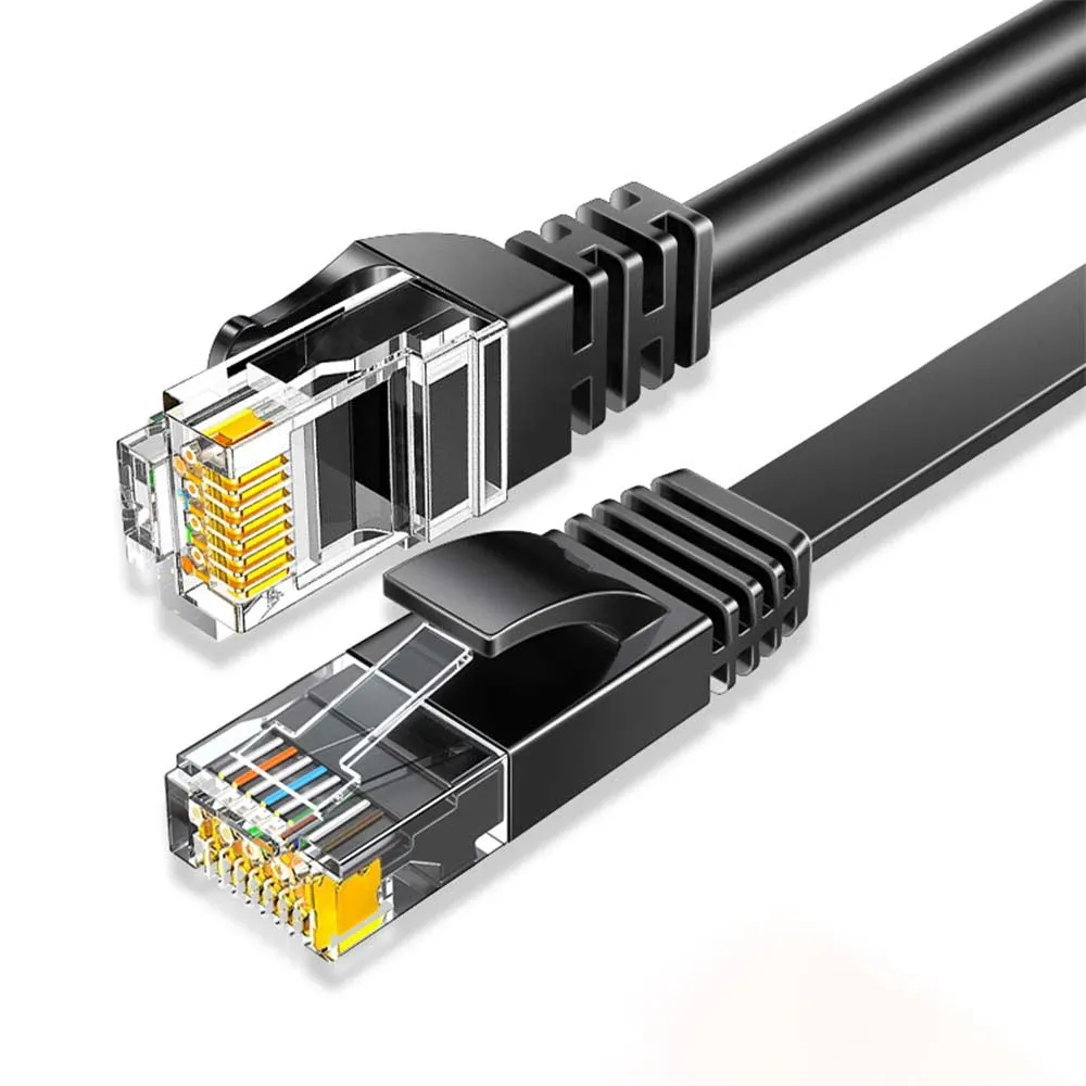Cat 6 Flat Ethernet Cable 1000M - Slim High-Speed LAN Internet Patch Cord for Router, PC, PS5, Xbox - Durable Network Cable thumbnail 4
