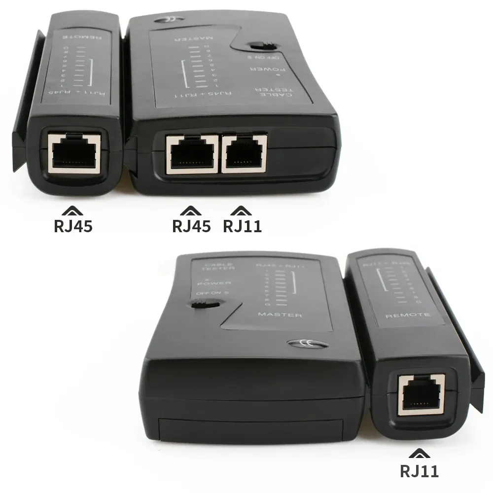 Professional Network Ethernet Cable Tester for RJ45, RJ11, RJ12 LAN Cables - Supports Cat5, Cat5e, Cat6, Cat6a, Cat7 UTP/STP Shielded and Telephone Lines showcase 2