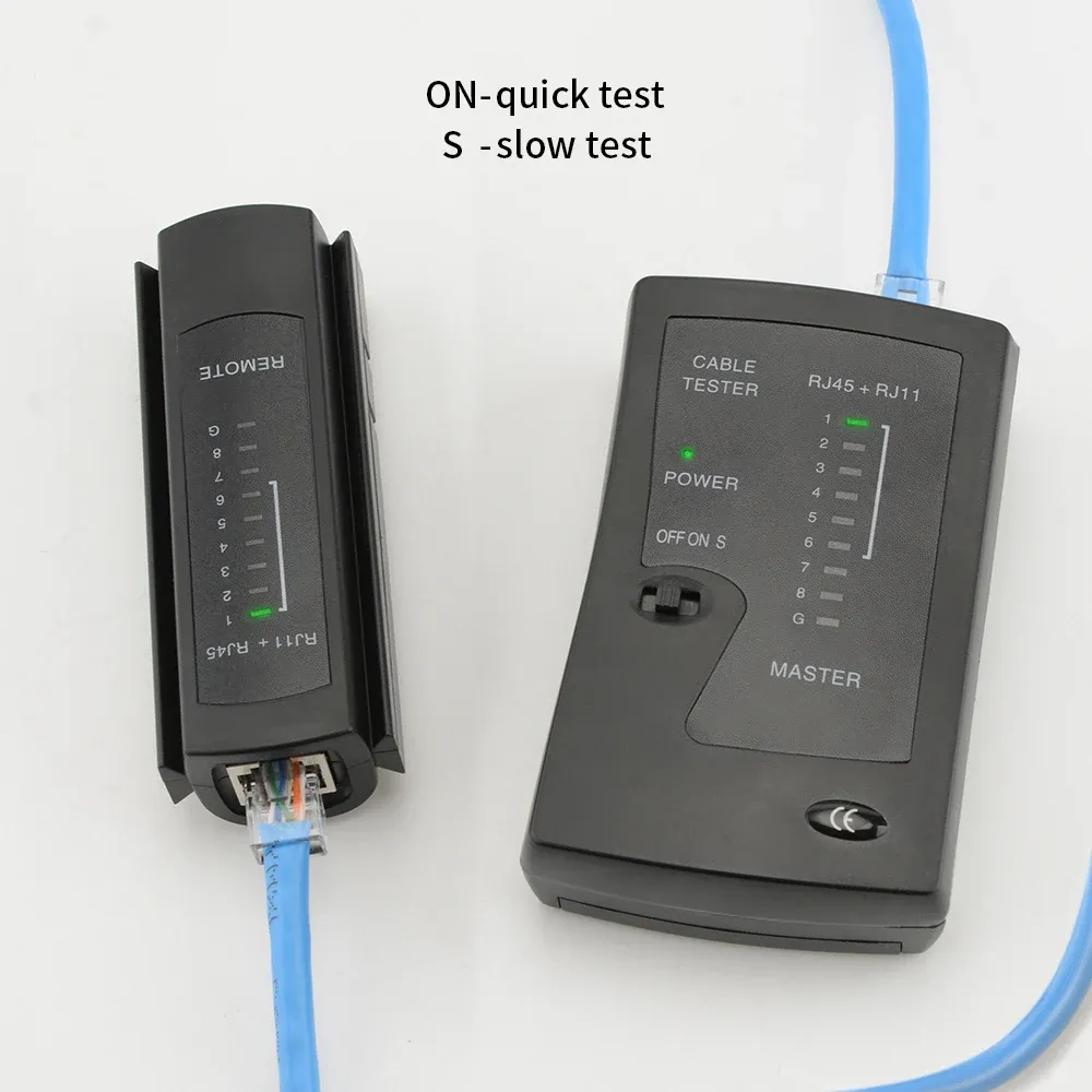 Professional Network Ethernet Cable Tester for RJ45, RJ11, RJ12 LAN Cables - Supports Cat5, Cat5e, Cat6, Cat6a, Cat7 UTP/STP Shielded and Telephone Lines showcase 5