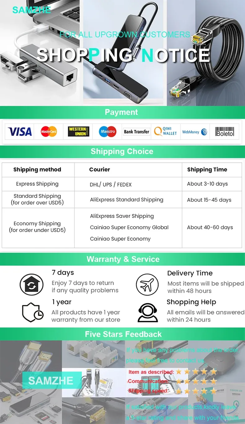 SAMZHE Cat6 Ethernet Extension Cable, 10Gbps RJ45 Male to Female Extender Adapter for PC, Laptop, Network Devices - Durable & Reliable Connectivity showcase 11