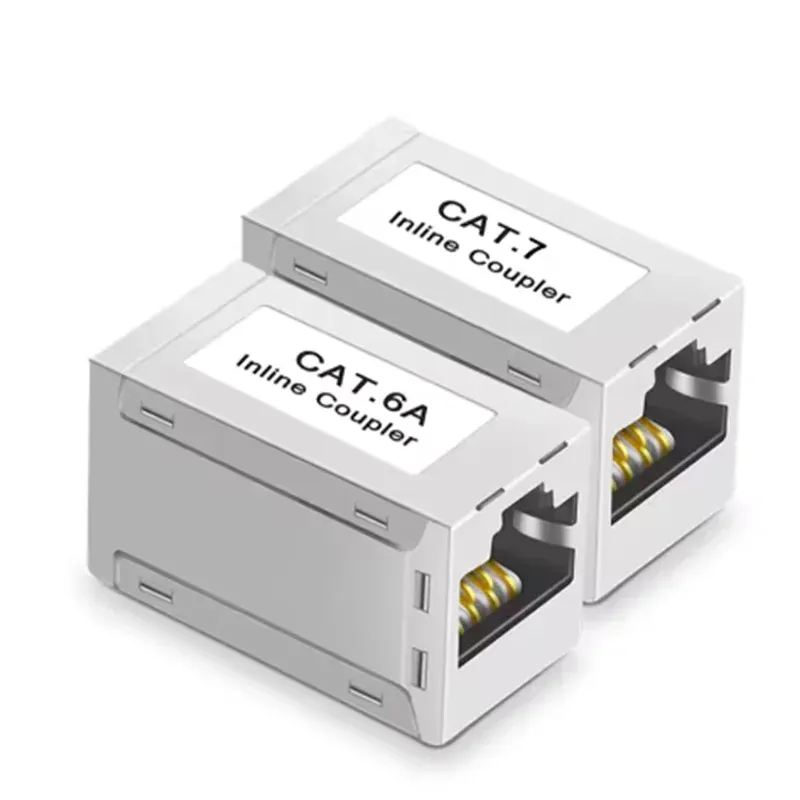 RJ45 Ethernet Cable Coupler Extender - Cat 5/6/7/8 Dual Straight Head LAN Network Connector for Extending Internet Cables showcase 7