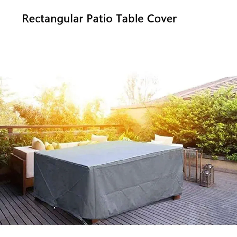 Waterproof Patio Furniture Cover - Heavy Duty Outdoor Sectional Sofa, Table, and Chair Set Protector - UV Resistant, All-Weather Protection for Garden Furniture showcase 3