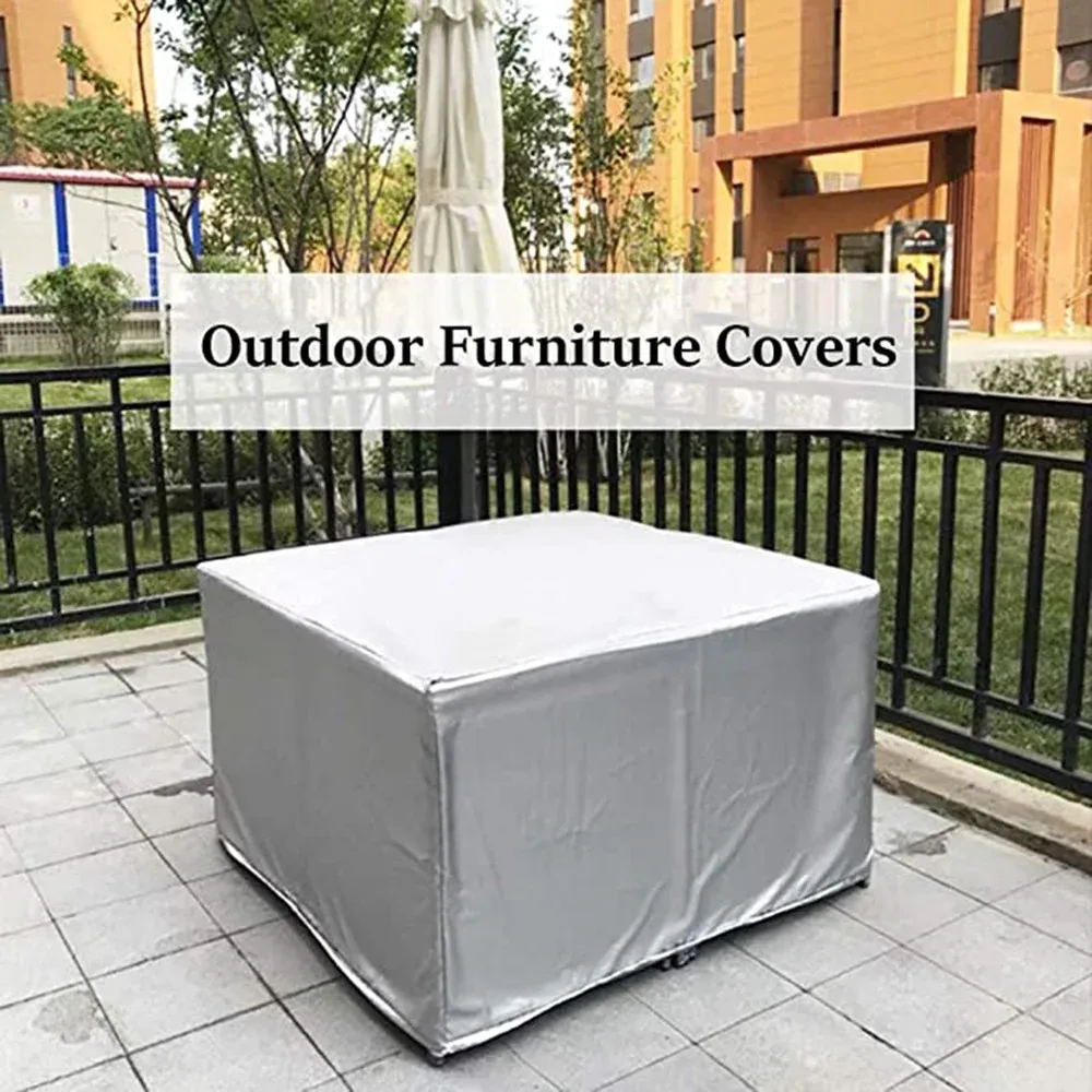 Waterproof Patio Furniture Cover - Heavy Duty Outdoor Sectional Sofa, Table, and Chair Set Protector - UV Resistant, All-Weather Protection for Garden Furniture showcase 1