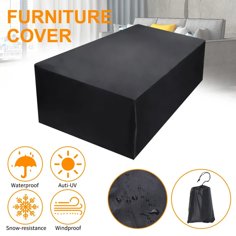 Waterproof Patio Furniture Cover - Heavy Duty Outdoor Sectional Sofa, Table, and Chair Set Protector - UV Resistant, All-Weather Protection for Garden Furniture showcase 18