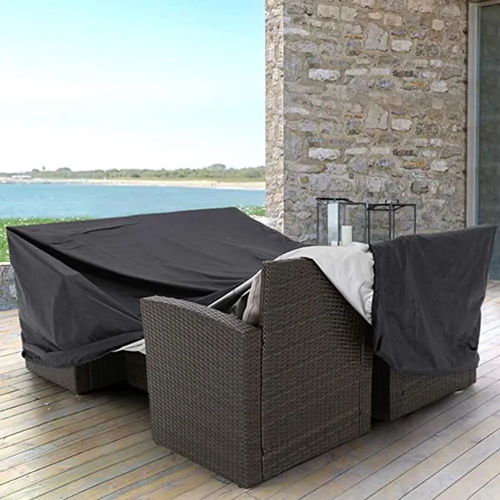Waterproof Patio Furniture Cover - Heavy Duty Outdoor Sectional Sofa, Table, and Chair Set Protector - UV Resistant, All-Weather Protection for Garden Furniture showcase 28