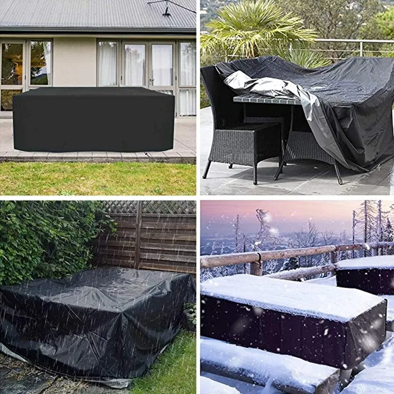 Waterproof Patio Furniture Cover - Heavy Duty Outdoor Sectional Sofa, Table, and Chair Set Protector - UV Resistant, All-Weather Protection for Garden Furniture showcase 27