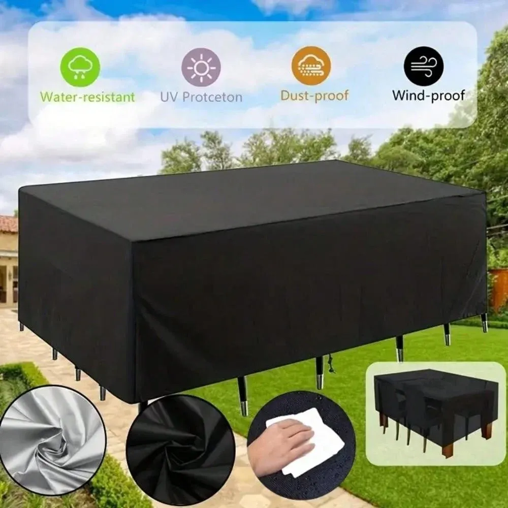 Durable Patio Furniture Cover - Waterproof Dustproof Windproof Protection for Outdoor Sofa, Table, and Chair Sets - All-Weather Outdoor Furniture Protector showcase 3