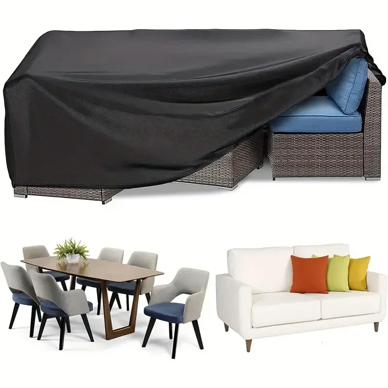 Durable Patio Furniture Cover - Waterproof Dustproof Windproof Protection for Outdoor Sofa, Table, and Chair Sets - All-Weather Outdoor Furniture Protector