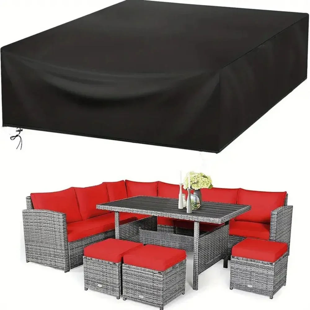 Waterproof Outdoor Furniture Cover for Patio Garden Sets - Rain, Snow, Dust Protection for Chairs, Sofas, Tables (102-137 Inch Length) thumbnail 1
