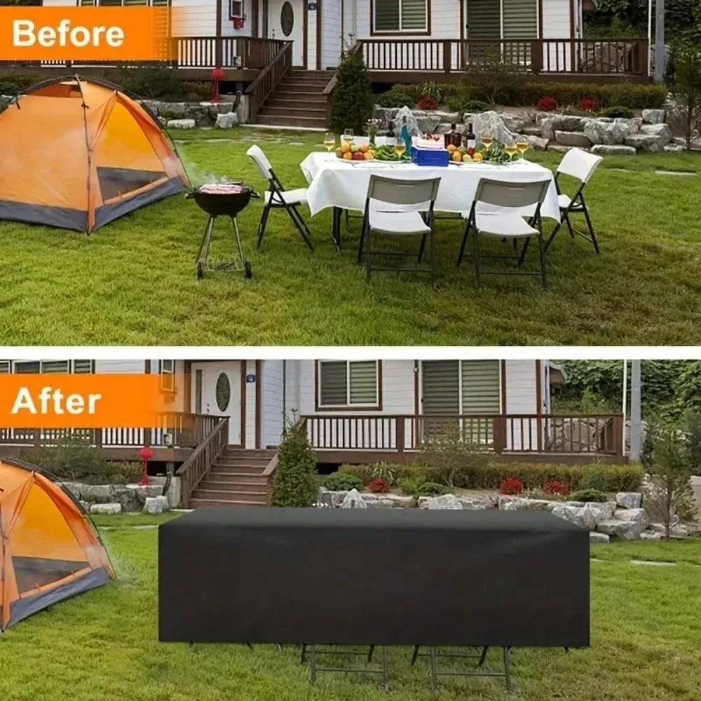 Heavy Duty Outdoor Patio Furniture Cover - Waterproof Sectional Sofa, Table, and Chair Set Protection - Large Size for All-Weather Durability showcase 5