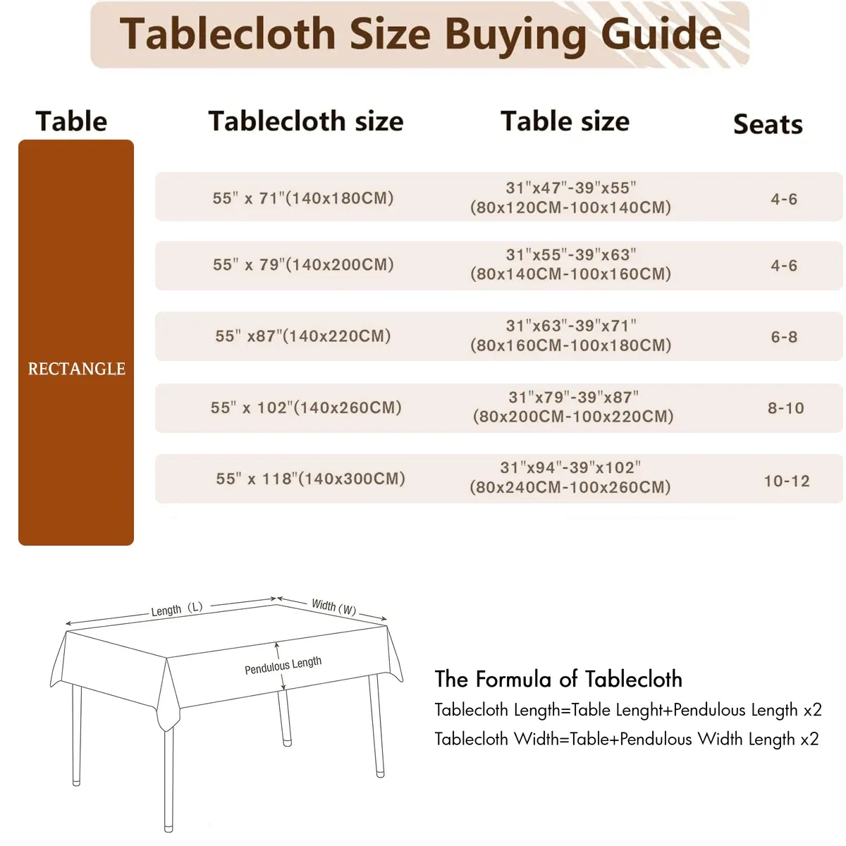 Battilo Linen Cotton Tablecloth - Round & Rectangular Dining Coffee Kitchen Table Cover with Elegant Tassels, Anti-Fading & Wrinkle-Resistant for Home Decor & Parties thumbnail 6