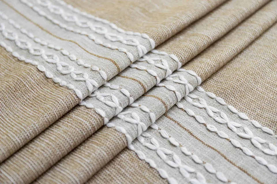 Battilo Linen Cotton Tablecloth - Round & Rectangular Dining Coffee Kitchen Table Cover with Elegant Tassels, Anti-Fading & Wrinkle-Resistant for Home Decor & Parties showcase 21