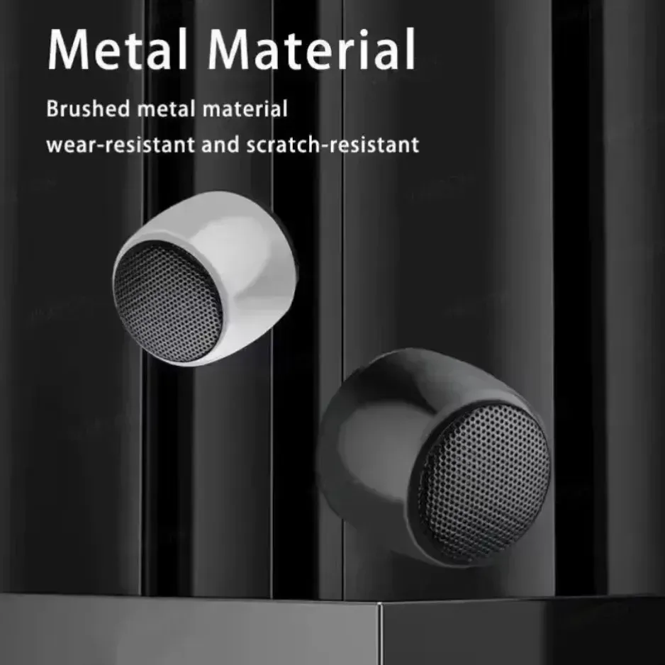 M1 Portable Bluetooth Speaker with 3D Surround Sound, Mini USB Outdoor Subwoofer Audio Player, IPX5 Waterproof, Metal Casing, 3-4 Hour Playtime thumbnail 6