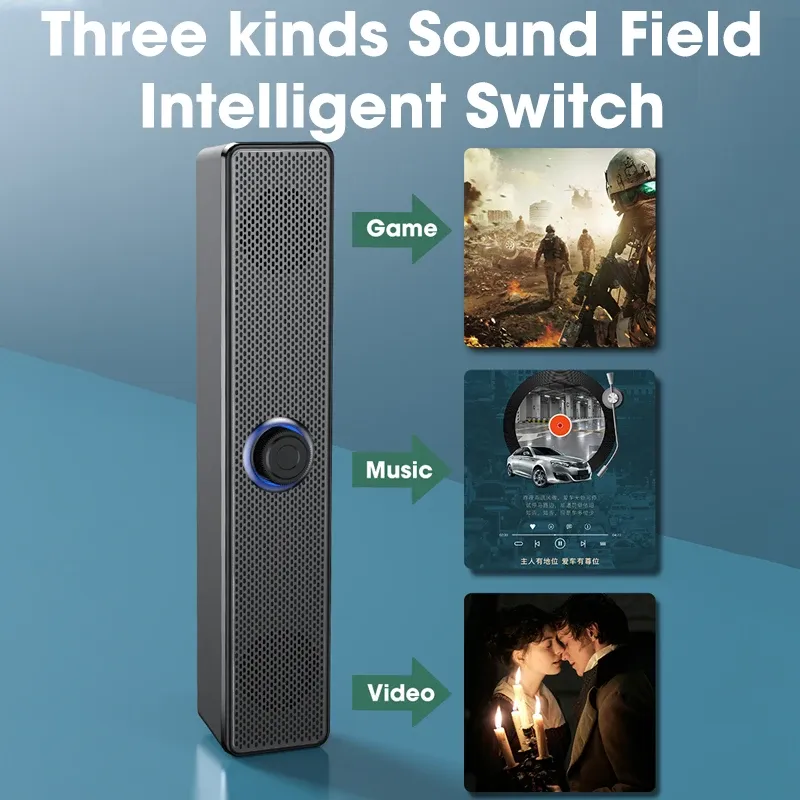 HOMEFISH Bluetooth Wired Dual-Purpose Microphone Speaker - High-Volume Desktop Audio for Calls and Entertainment thumbnail 5