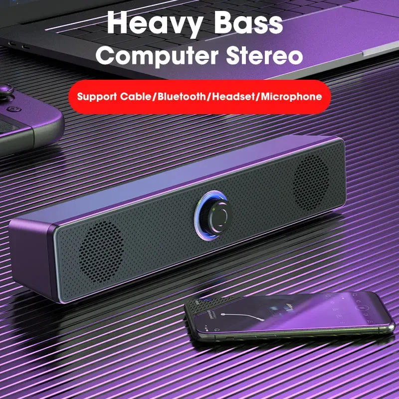 HOMEFISH Bluetooth Wired Dual-Purpose Microphone Speaker - High-Volume Desktop Audio for Calls and Entertainment thumbnail 4
