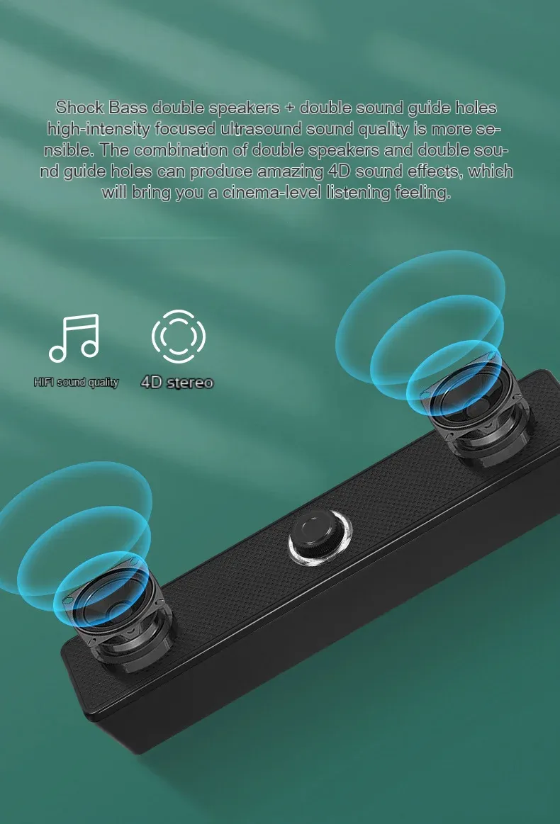 HOMEFISH Bluetooth Wired Dual-Purpose Microphone Speaker - High-Volume Desktop Audio for Calls and Entertainment showcase 3