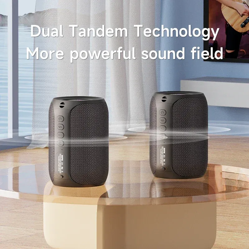 ZEALOT S32PRO Powerful Bluetooth Speaker, 15W Stereo Sound, Bass Subwoofer, Waterproof Outdoor Speaker with LED Light, 15-Hour Playtime, Bluetooth 5.2 thumbnail 5