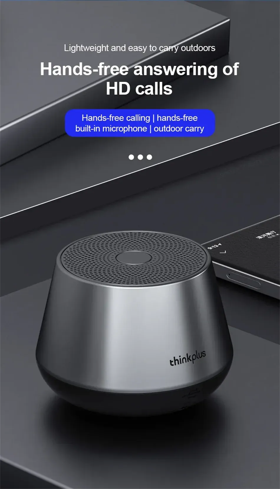 Lenovo K3 Pro Portable Bluetooth Speaker: Lightweight Wireless Subwoofer with Long Battery Life, Mic for Home & Camping showcase 9