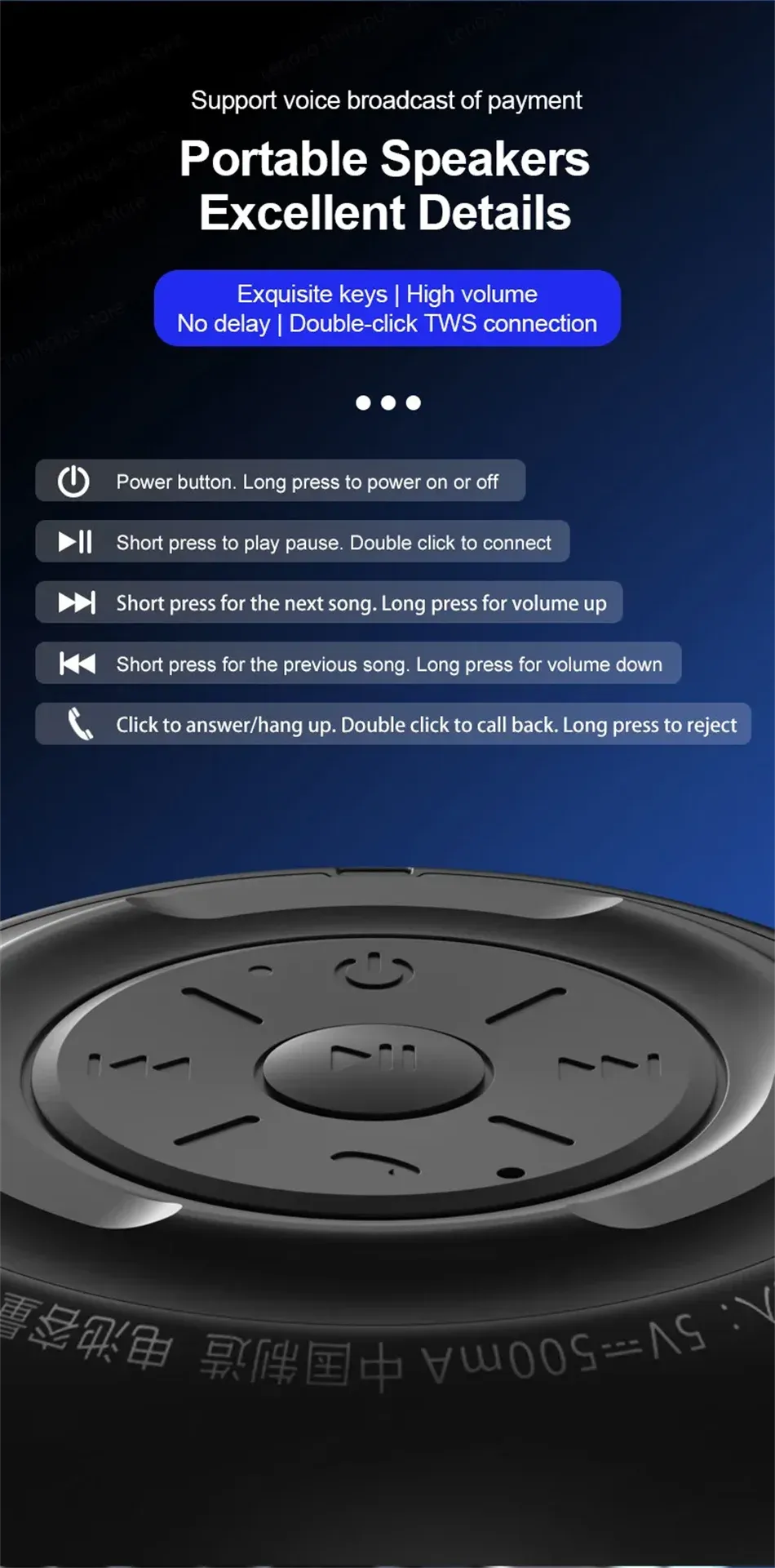 Lenovo K3 Pro Portable Bluetooth Speaker: Lightweight Wireless Subwoofer with Long Battery Life, Mic for Home & Camping showcase 11