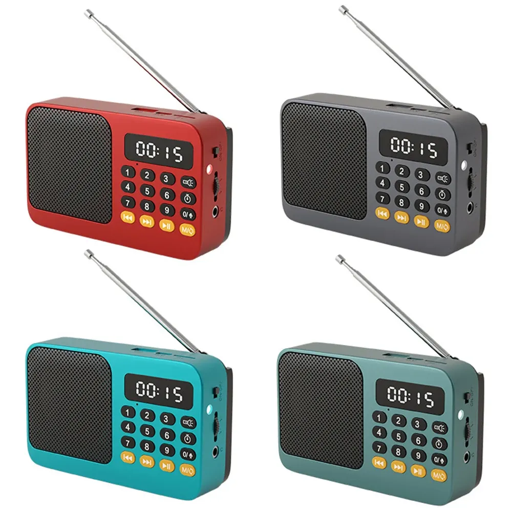 Bluetooth 5.0 Portable FM Radio Small Emergency Recargable Sound Box Mini Vintage Speaker Mp3 Player Support TF Card USB Drive showcase 21