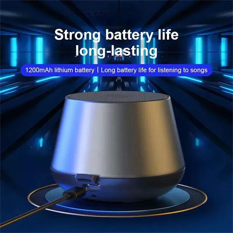 Original Mini Bluetooth 5.0 Speaker with Deep Bass Sound, Portable Loudspeaker for Outdoor Camping and Music Enjoyment thumbnail 3