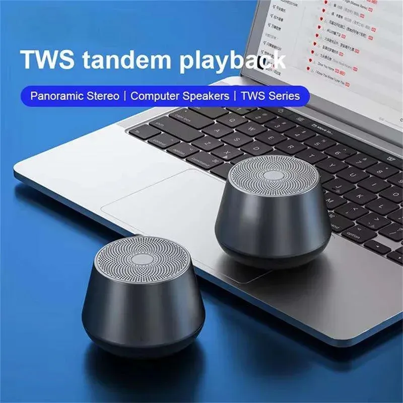 Original Mini Bluetooth 5.0 Speaker with Deep Bass Sound, Portable Loudspeaker for Outdoor Camping and Music Enjoyment thumbnail 4