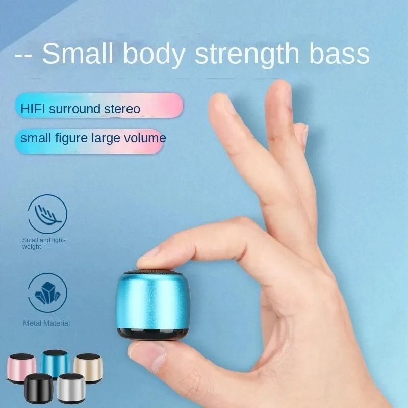 M1 Portable Bluetooth Speaker with 3D Surround Sound, Metal Cabinet, USB Powered, Microphone Functionality, Bluetooth 5.0 - Ideal for Outdoor Music and Calls thumbnail 6
