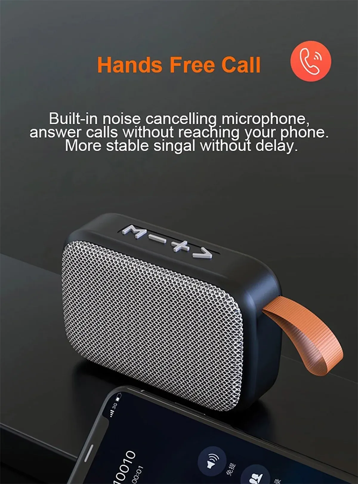 Portable Outdoor Bluetooth 5.0 Speaker, Mini Oxford Loudspeaker, Wireless Column with 3D Stereo Music Player, Hifi Sound Box for Travel and Parties showcase 3