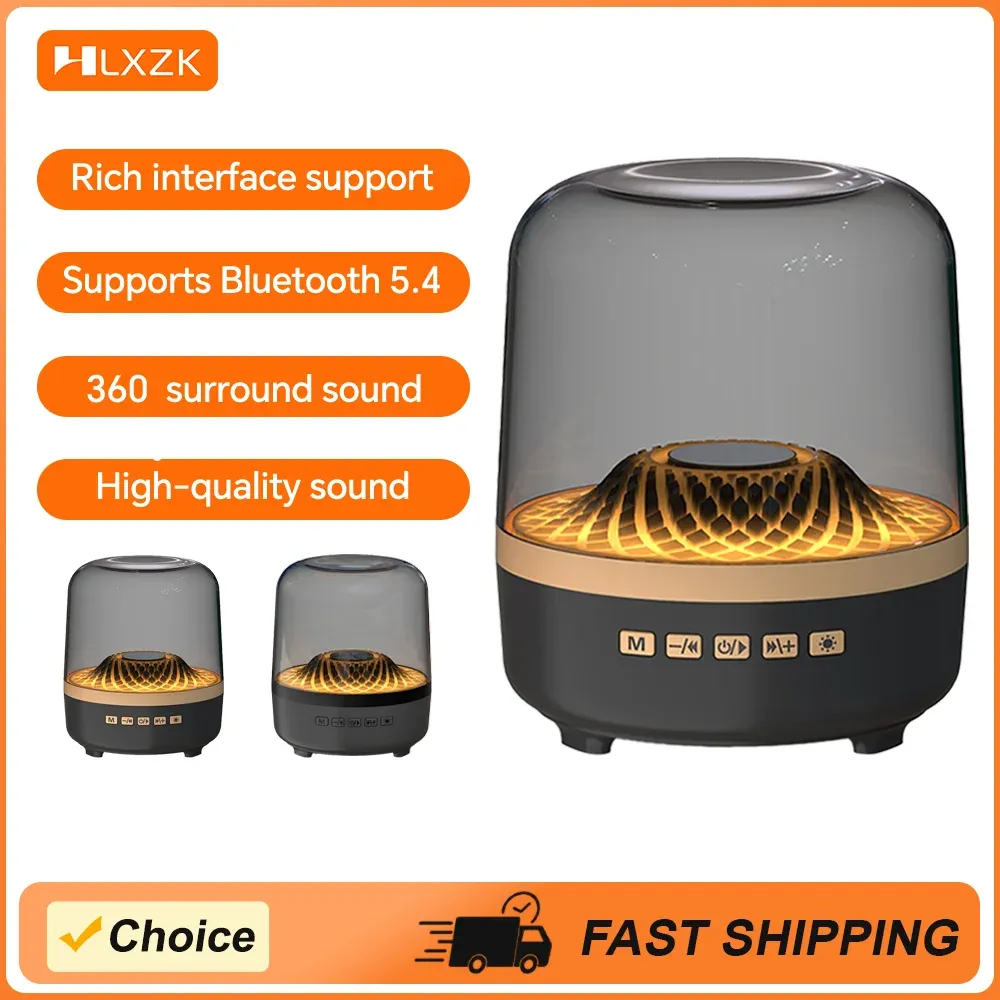 Portable Wireless Bluetooth 5.3 Soundbar Speaker with Subwoofer, Hi-Fi Stereo Audio, Breathing Lamp, TWS Pairing, 5W Output, 500mAh Battery for Home Theater & Mobile Devices thumbnail 1
