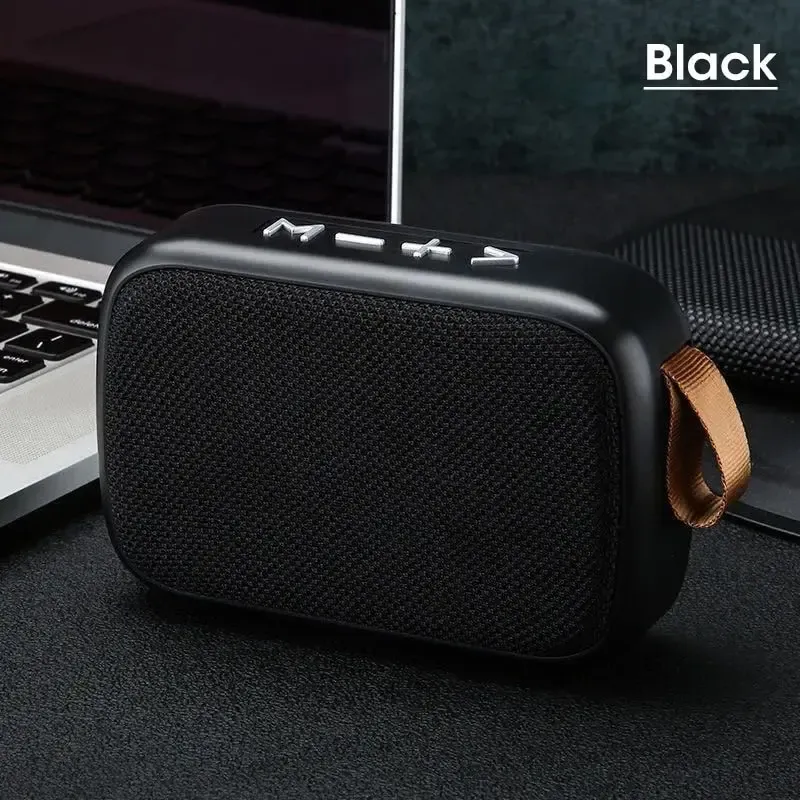 Portable Wireless Bluetooth Speaker with Subwoofer, Mini Home Cloth Speaker for Outdoor Use, Supports TF Card, U Disk, FM Radio, Rechargeable Battery - Red, Black, Blue showcase 8