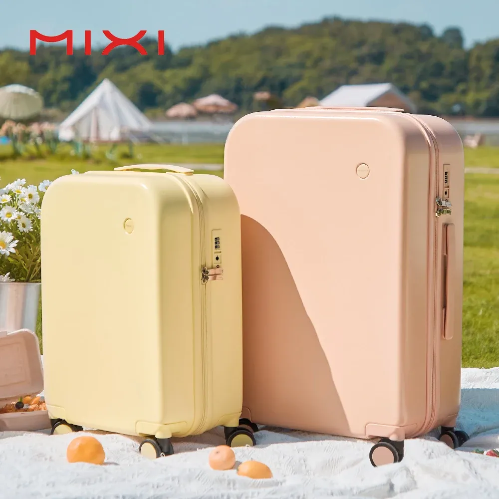 Mixi Puristic Design Hardside Luggage Set - 16-28 Inch Rolling Wheel Suitcase for Men & Women, Durable PC Material, YKK Zippers, Spinner Wheels, Travel Trolley Case thumbnail 1
