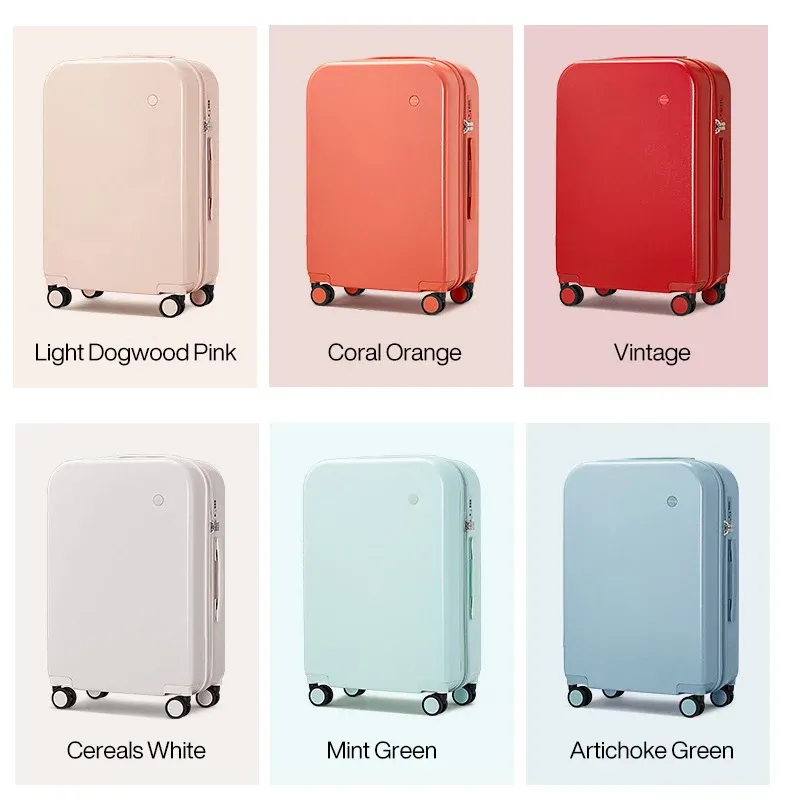 Mixi Puristic Design Hardside Luggage Set - 16-28 Inch Rolling Wheel Suitcase for Men & Women, Durable PC Material, YKK Zippers, Spinner Wheels, Travel Trolley Case showcase 27