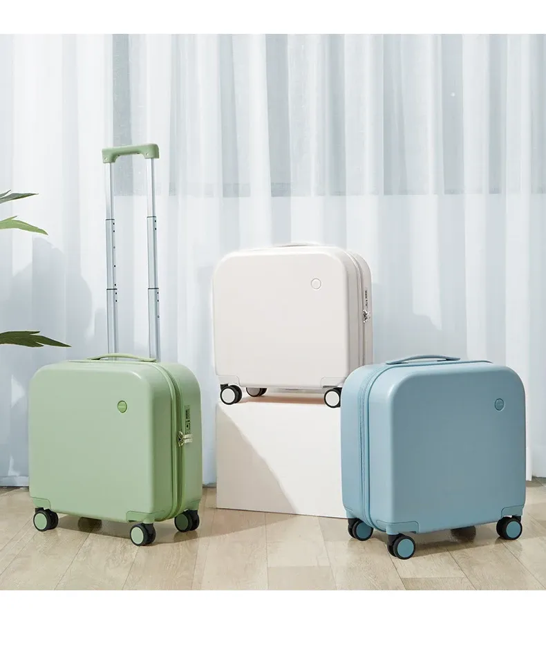 Mixi Puristic Design Hardside Luggage Set - 16-28 Inch Rolling Wheel Suitcase for Men & Women, Durable PC Material, YKK Zippers, Spinner Wheels, Travel Trolley Case showcase 12