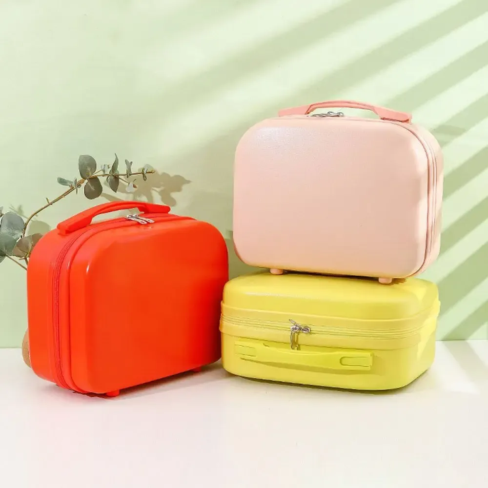 14-Inch Mini Carry-On Suitcase for Women - Compact Travel Luggage & Makeup Bag, Durable ABS+PC Hard Shell for Short Trips thumbnail 2
