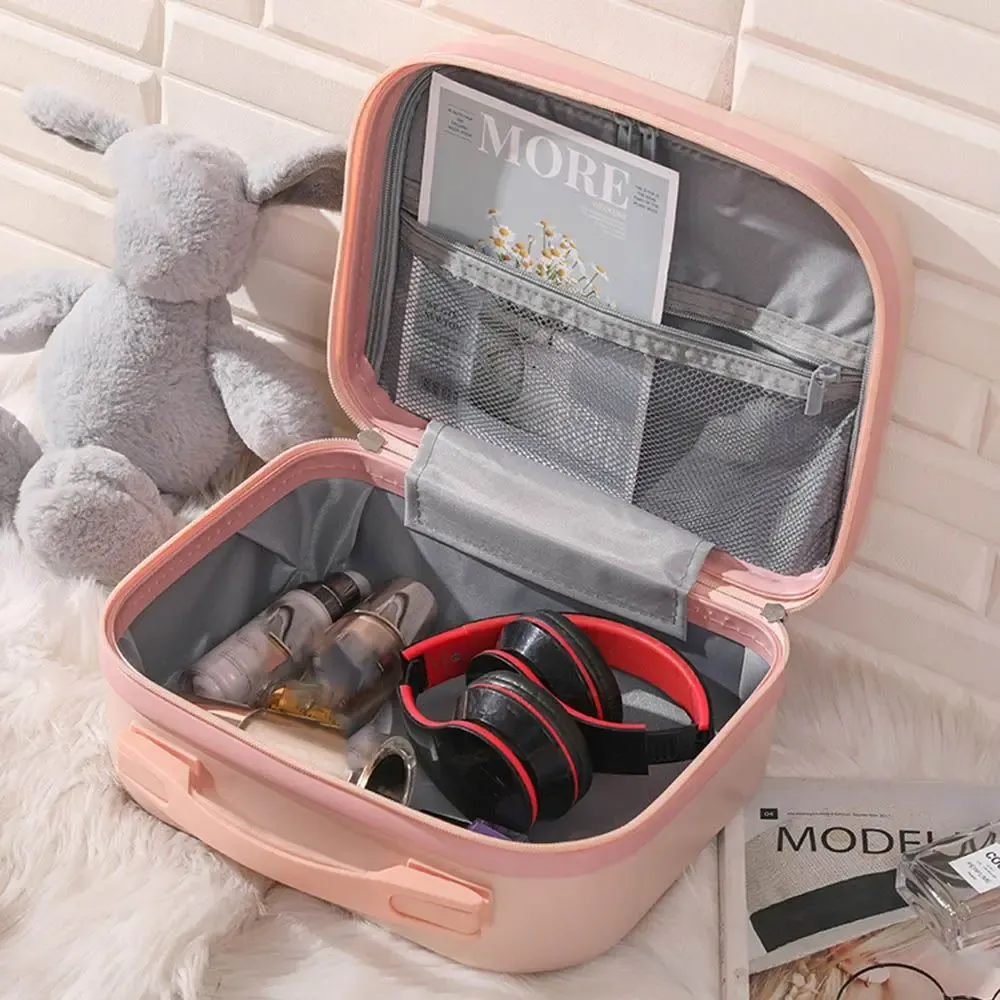 14-Inch Mini Carry-On Suitcase for Women - Compact Travel Luggage & Makeup Bag, Durable ABS+PC Hard Shell for Short Trips thumbnail 5