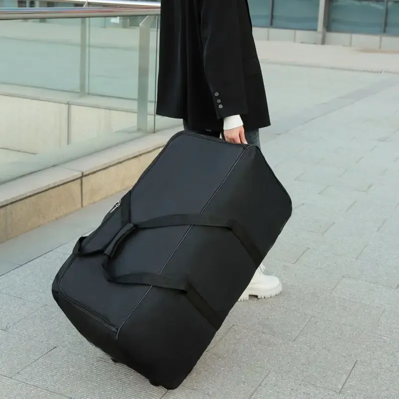 Foldable Large Capacity Carry-On Luggage Trolley Suitcase with Wheels, Expandable Travel Bag for Men and Women showcase 1