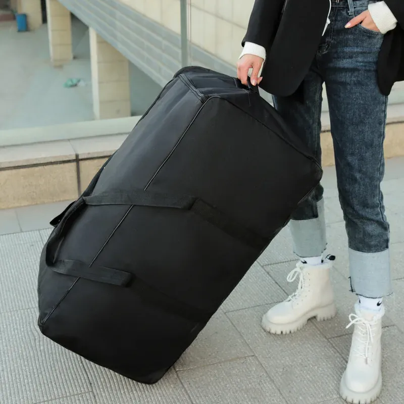 Foldable Large Capacity Carry-On Luggage Trolley Suitcase with Wheels, Expandable Travel Bag for Men and Women showcase 7