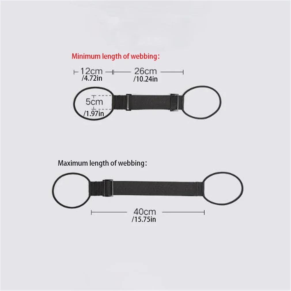Adjustable Elastic Luggage Strap for Suitcases & Bags - Durable Nylon Travel Security Belt with Secure Carry On Feature thumbnail 2