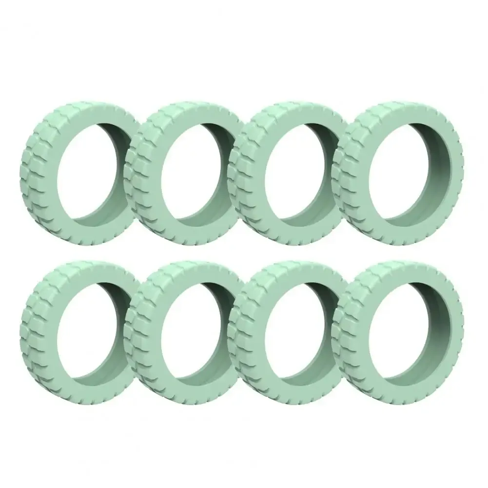 8Pcs Silicone Luggage Wheel Covers for Spinner Suitcases - Noise Reduction, Scratch-Free, Anti-Slip Protectors for 4.3-6cm Wheels - Travel Luggage Accessories showcase 19